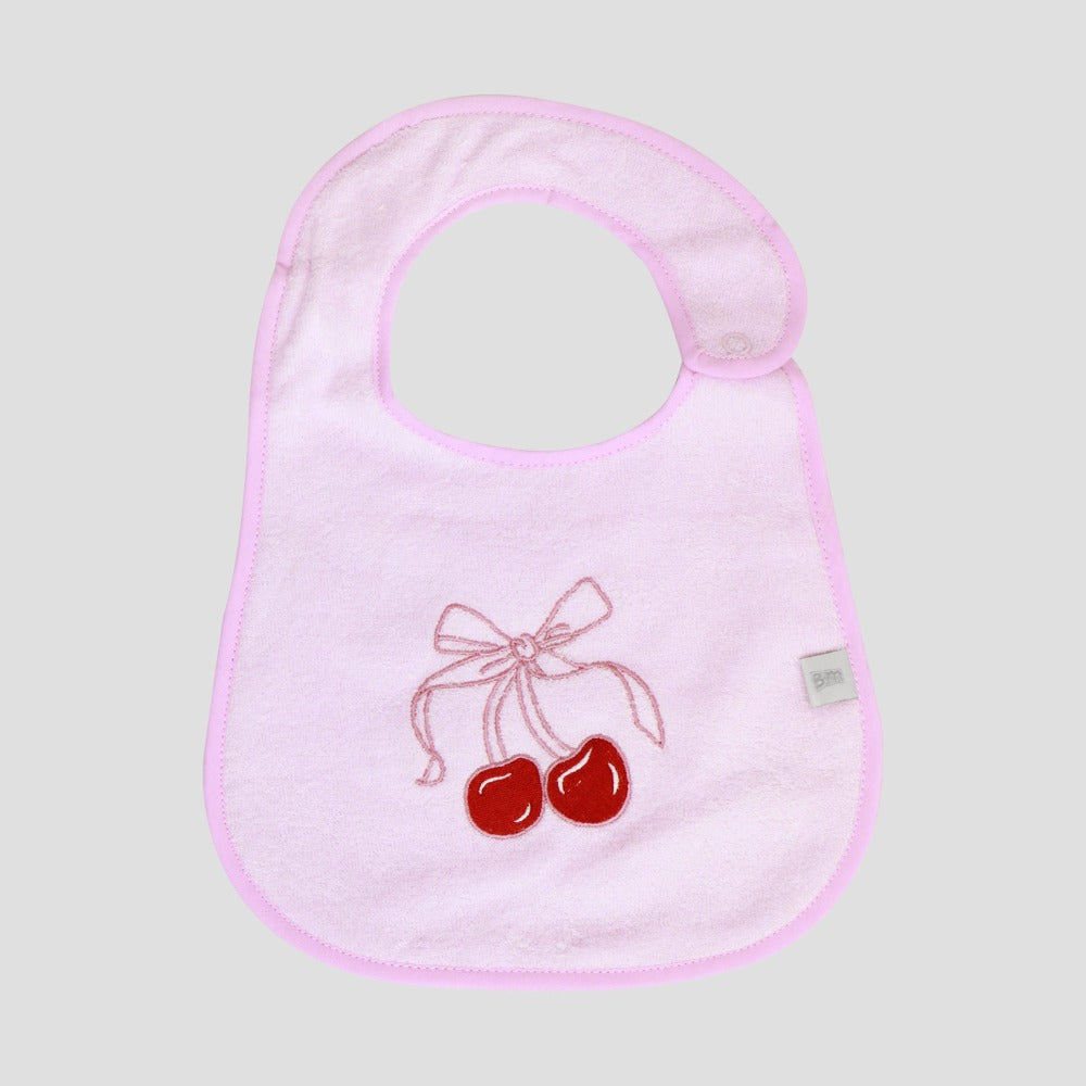 Babero Cereza - Rosado