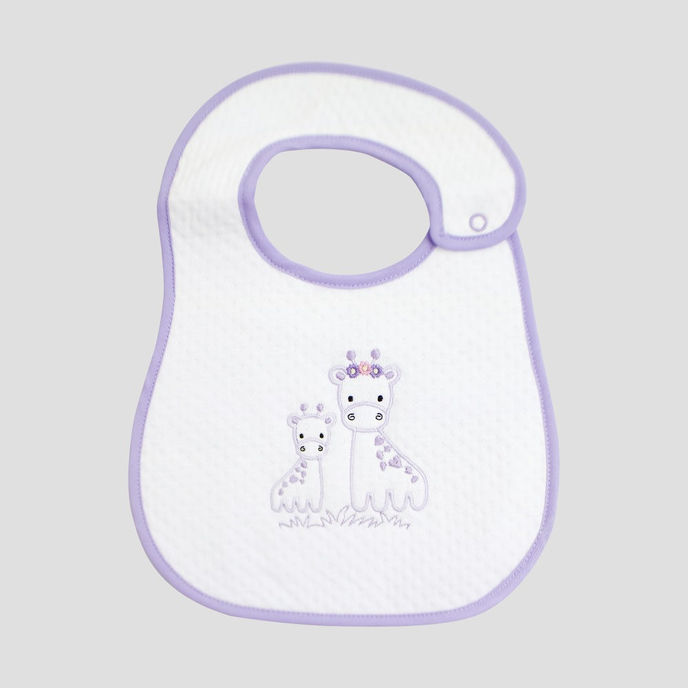 Babero Jirafa - Lila