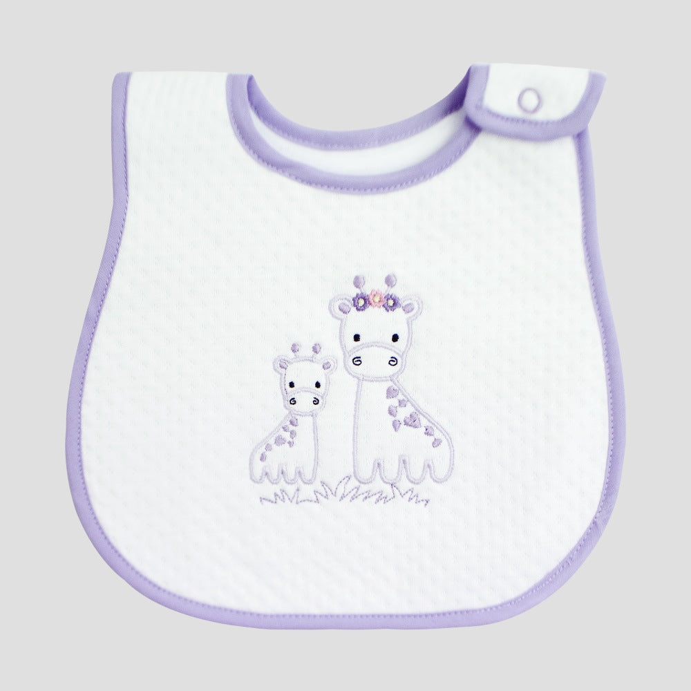 Babero Jirafa - Lila