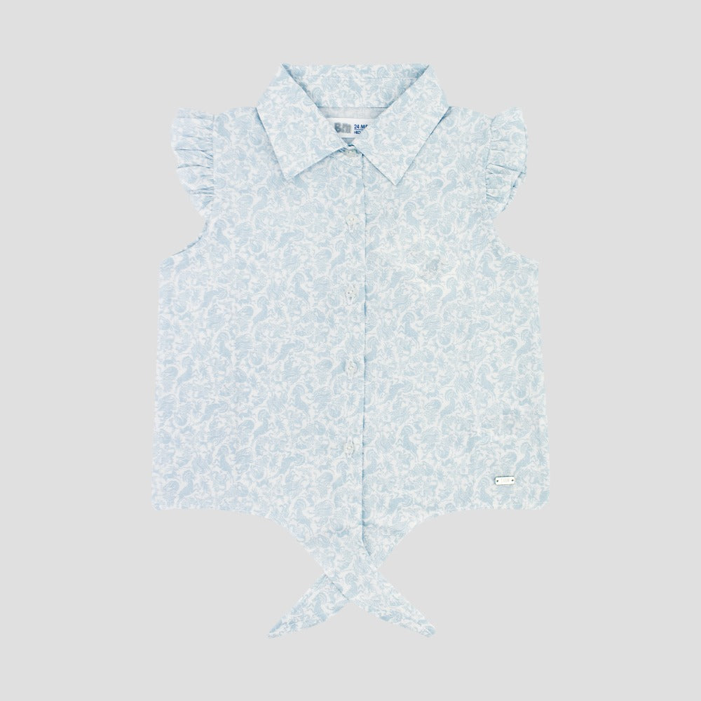 Blusa MS Lara - Celeste