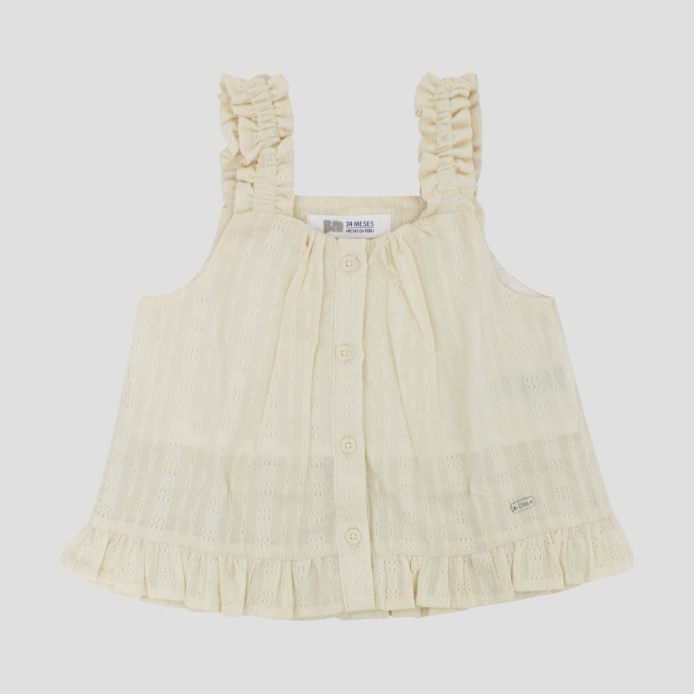 Blusa MS Paula - Crema