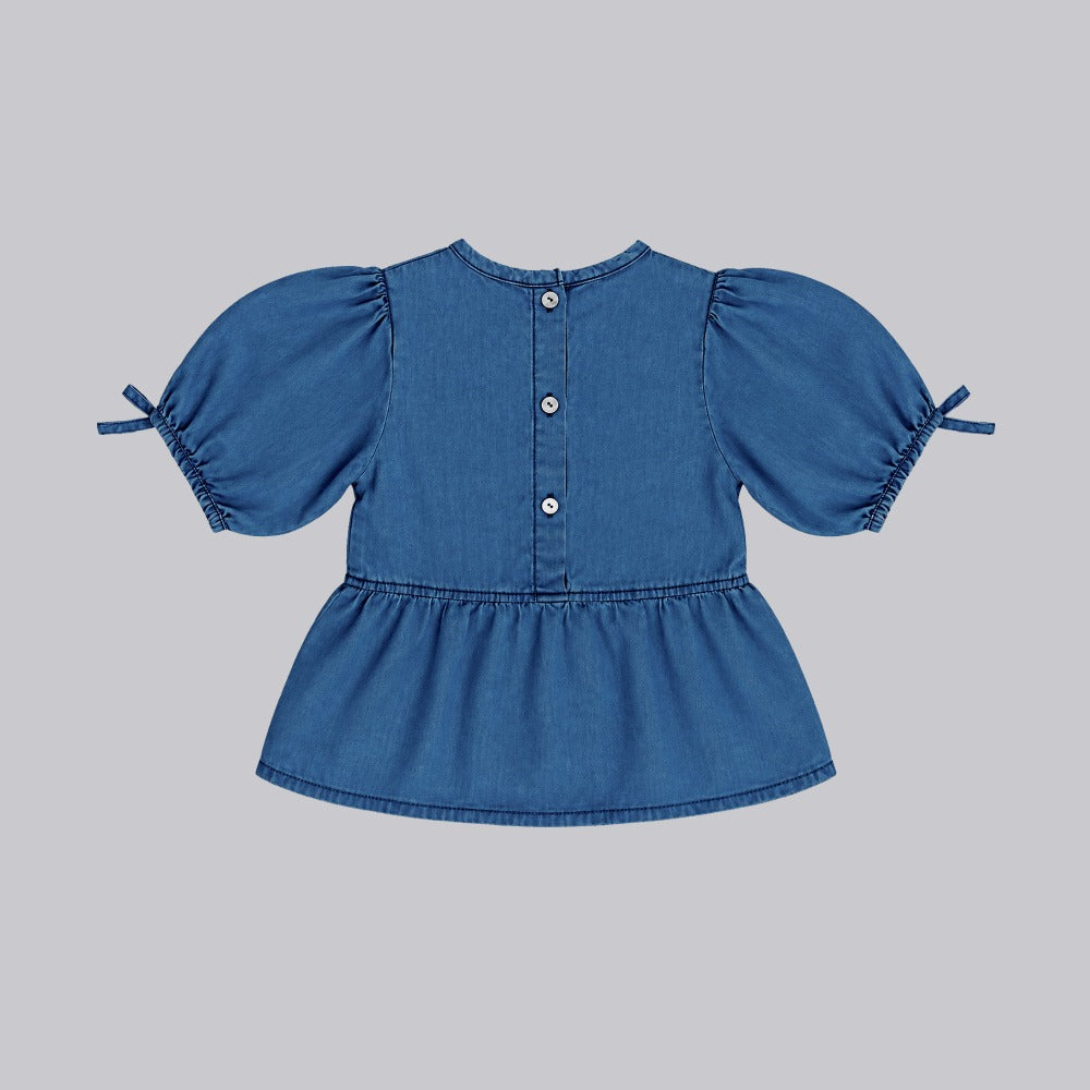 Blusa M 3/4 Silvia - Azul