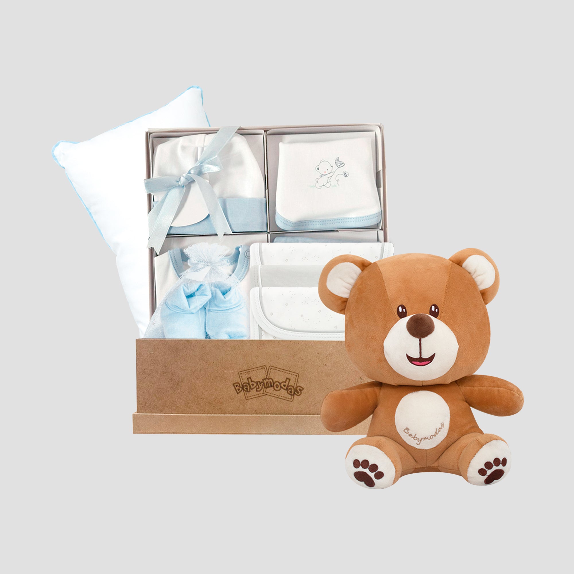 Box de Regalo Recién Nacido - Celeste