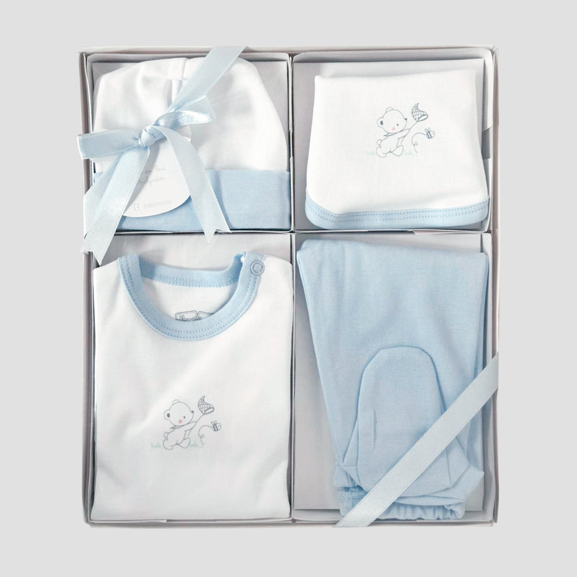 Box de Regalo Recién Nacido - Celeste