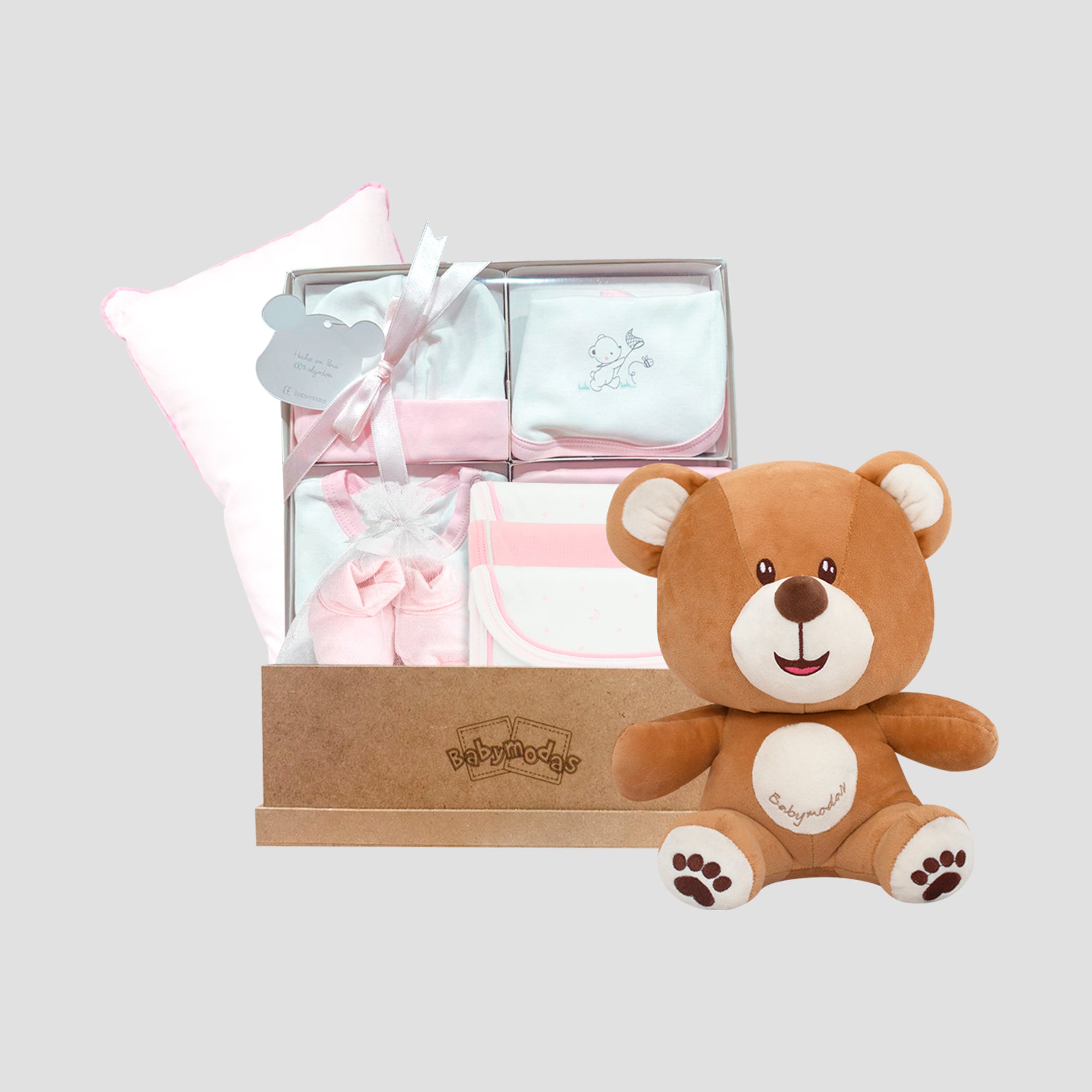 Box de Regalo Recién Nacido - Rosa