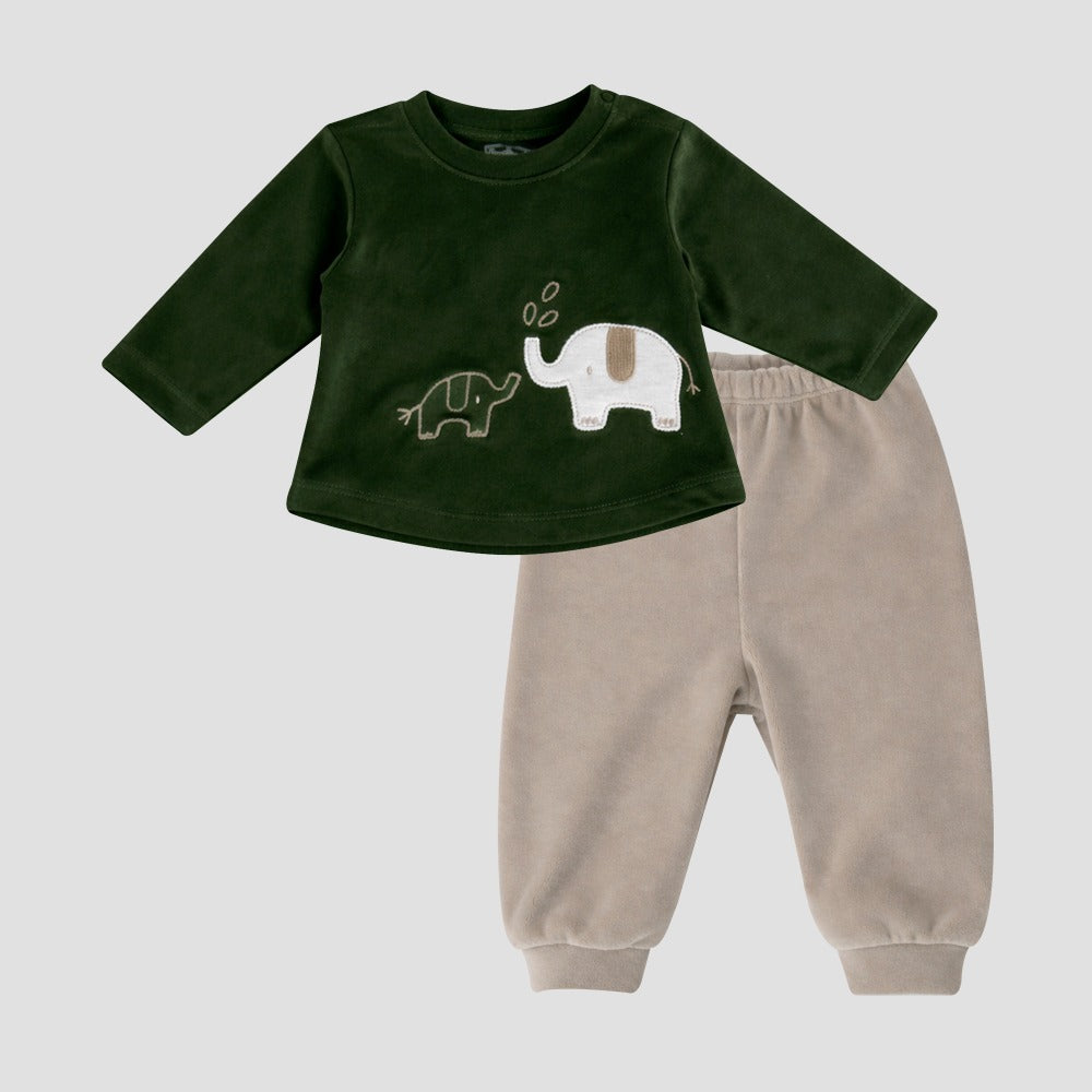 Conjunto Harry - Verde Cemento