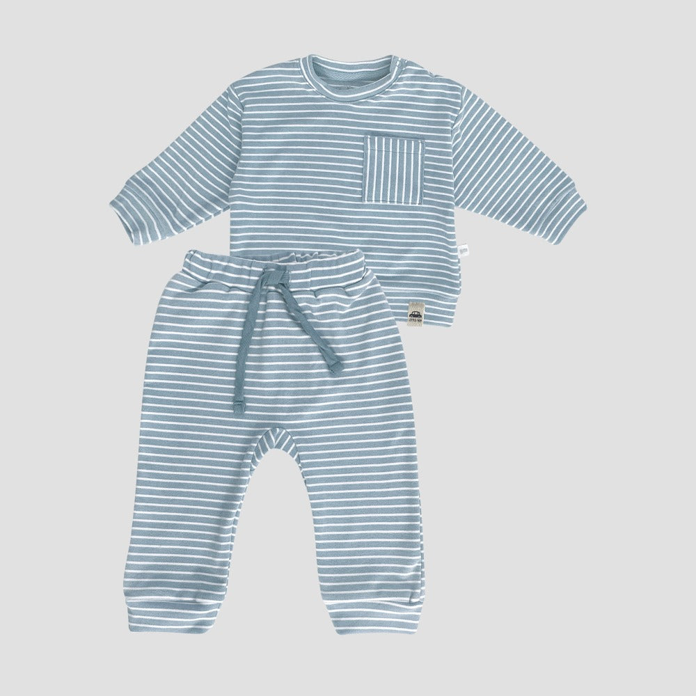Conjunto Hugo - Azul Acero