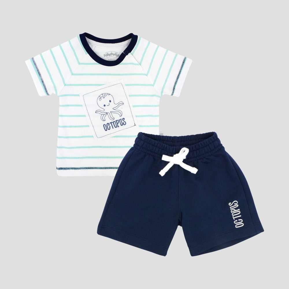Conjunto Maycol - Celeste-Azul