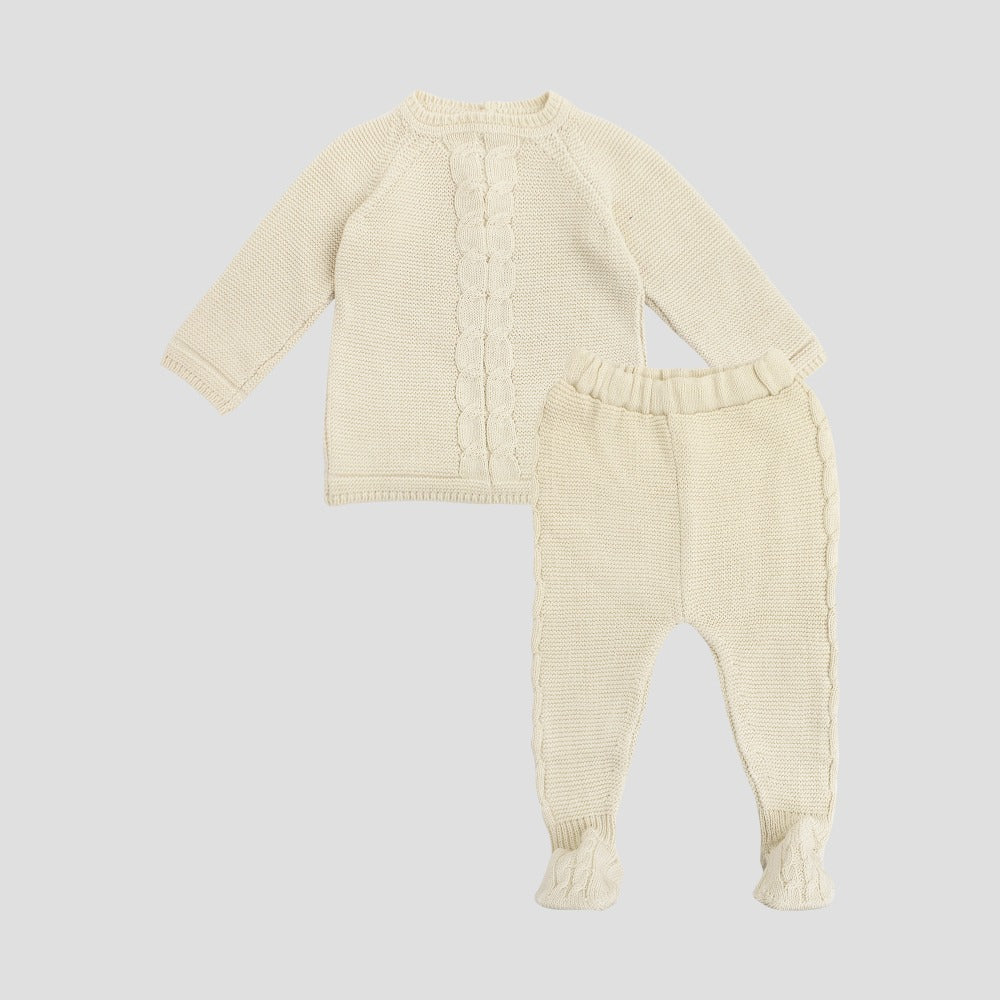 Conjunto Valentino Beige- Tacto Algodon