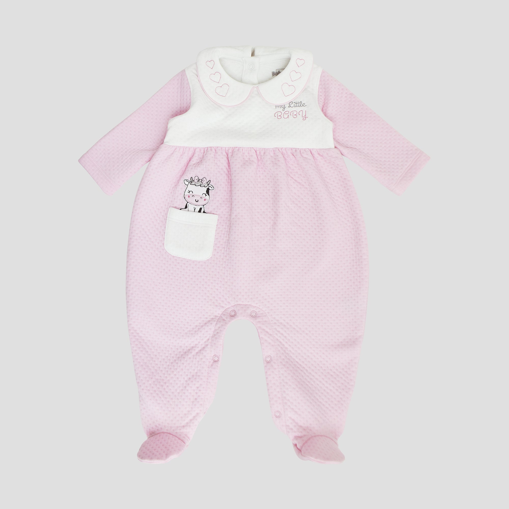 ENTERIZO ALESSIA- ROSADO BLANCO