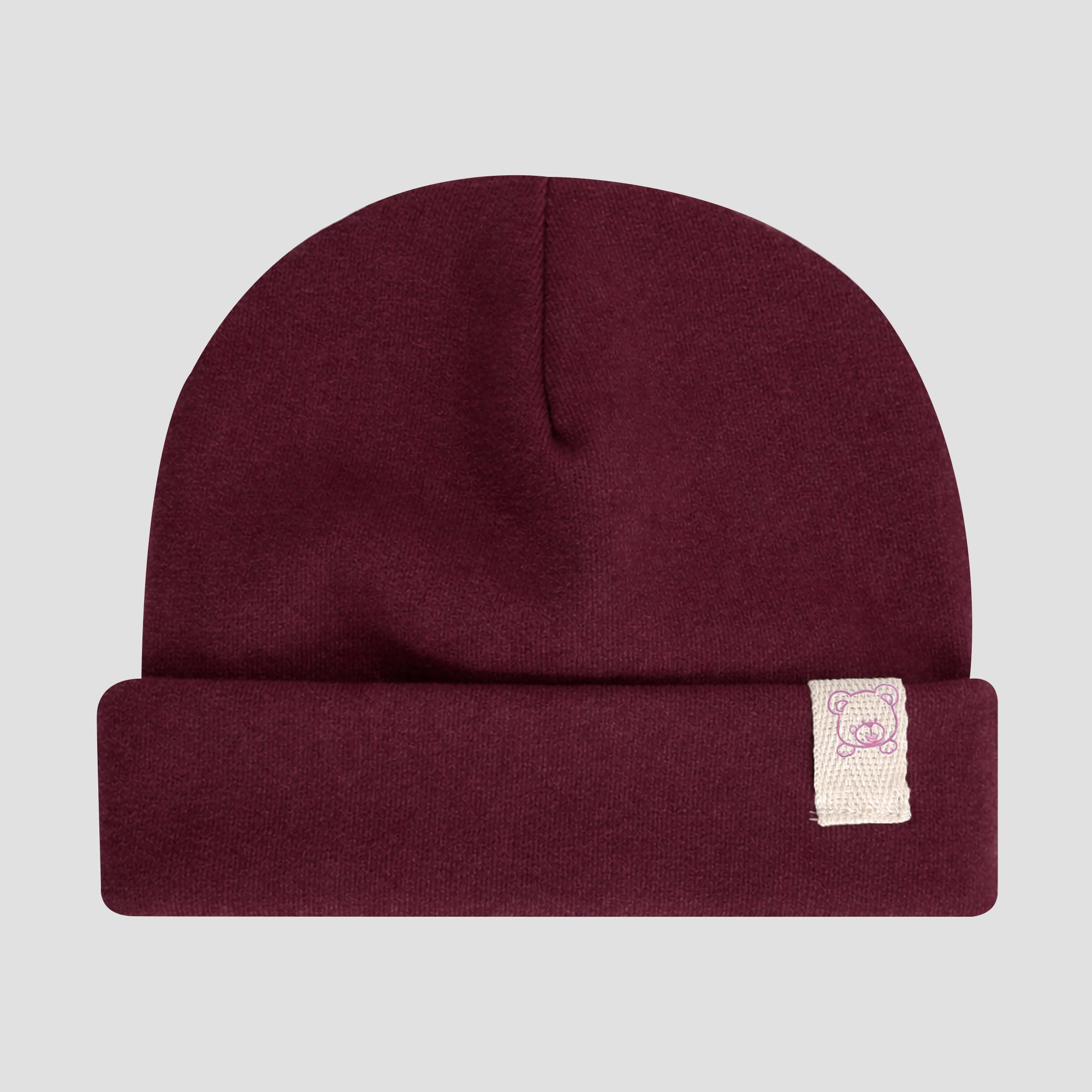 Gorro Beanie Bebé - Vino