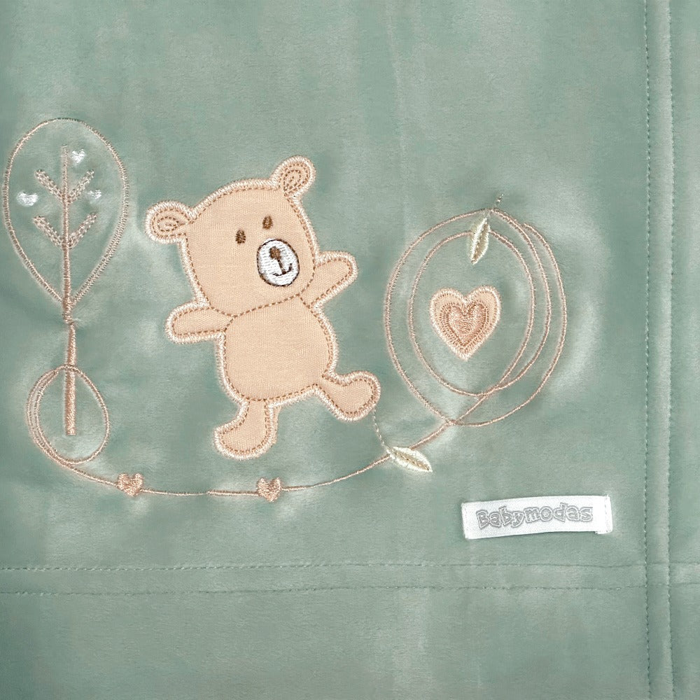 Manta Brazo - Bonny Verde Cemento