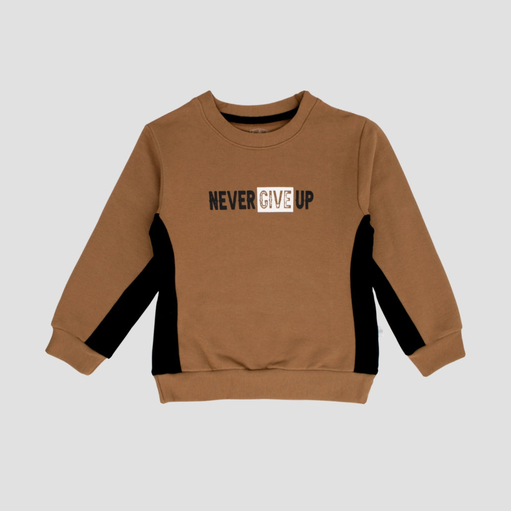 Polera Adrian - Camel-Negro