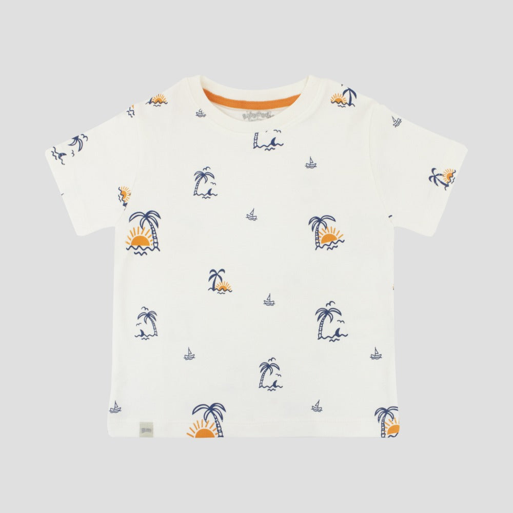 Polo MC Armando - Crema-Azul