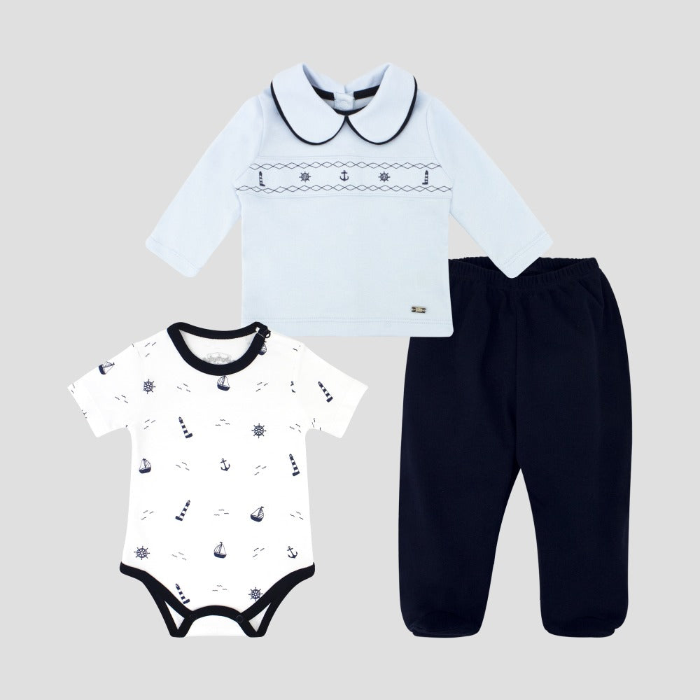 Set Amir - Azul Marino