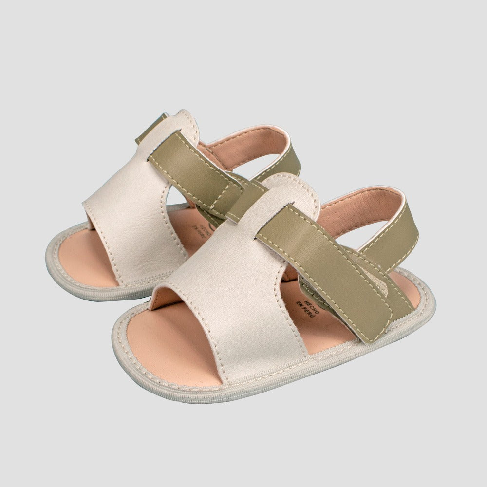 Sandalia Flex - 018 Verde Blanco