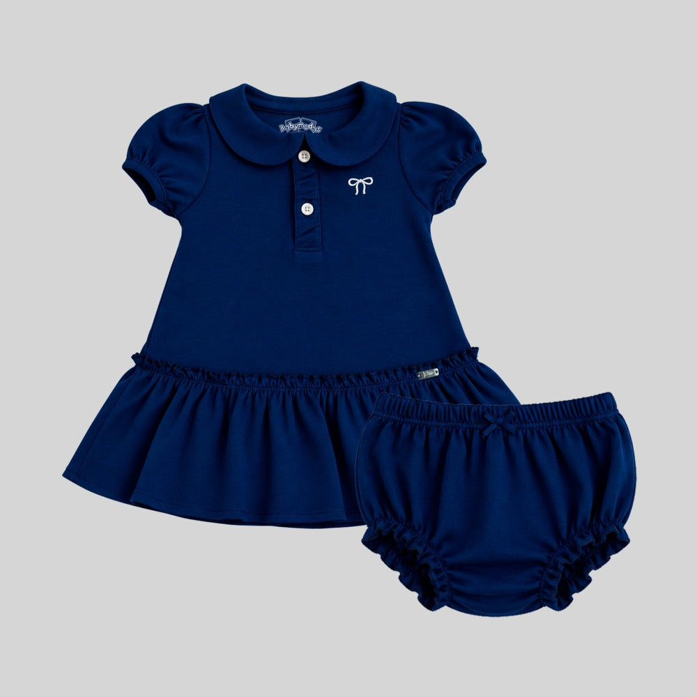 Vestido Nora - Azul Marino