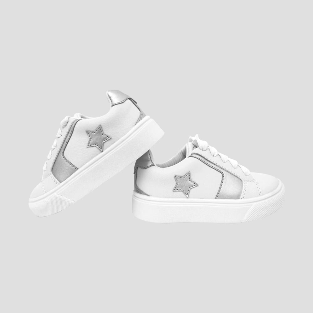 Zapatilla ZAP - 002 Blanco - Plateado