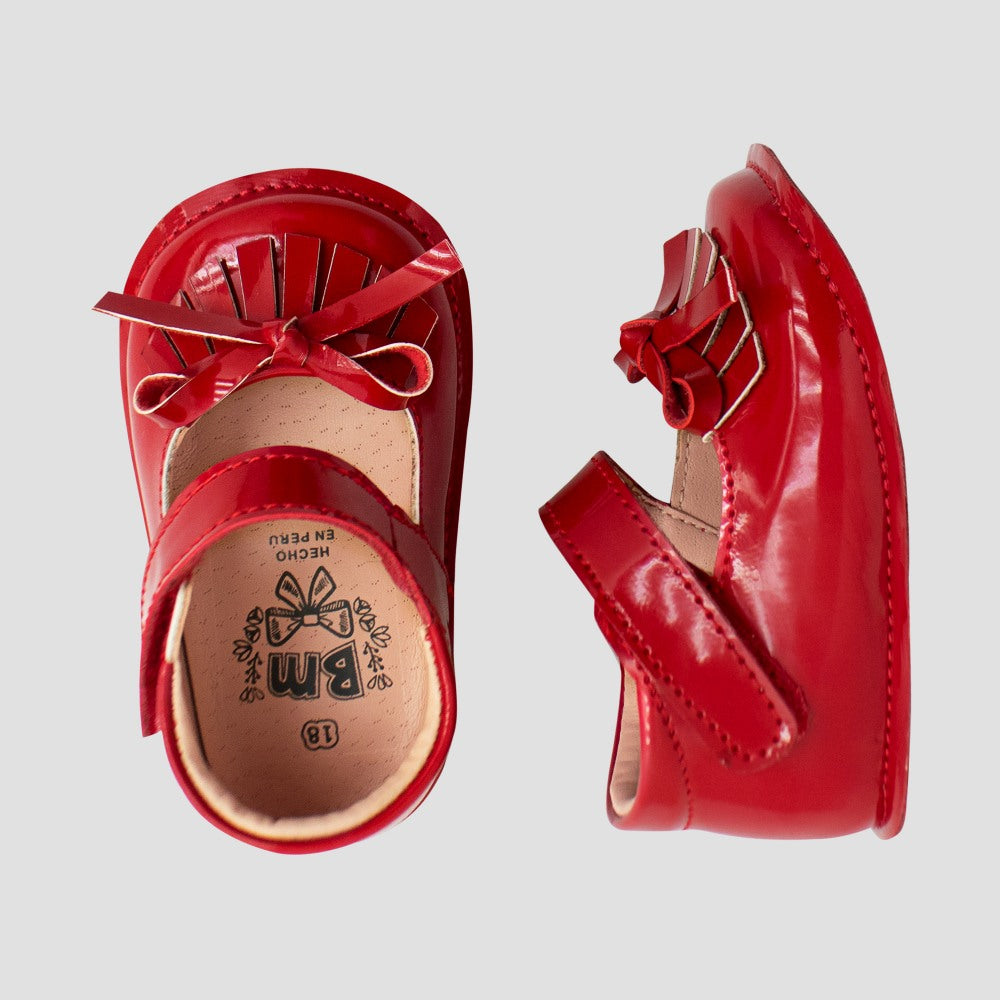 Zapato Flex -050 Rojo