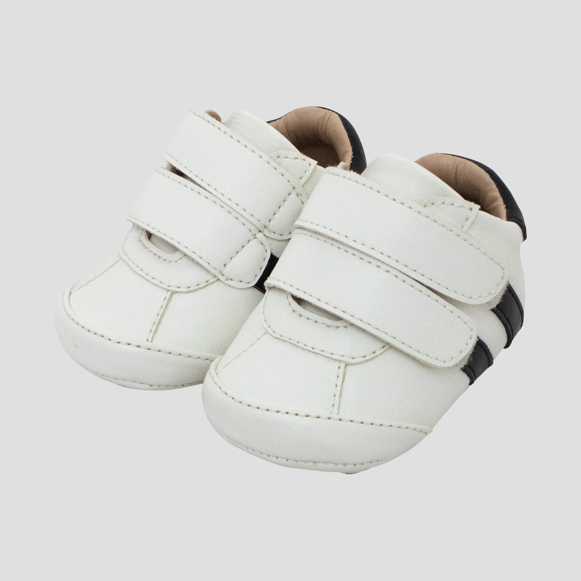 Zapatilla Flex - 030 Blanco Negro T-17