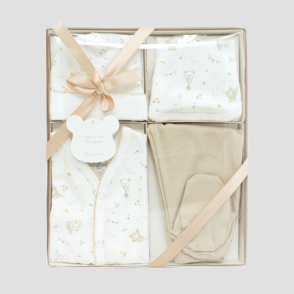 Ajuar Circo Animalitos - Beige