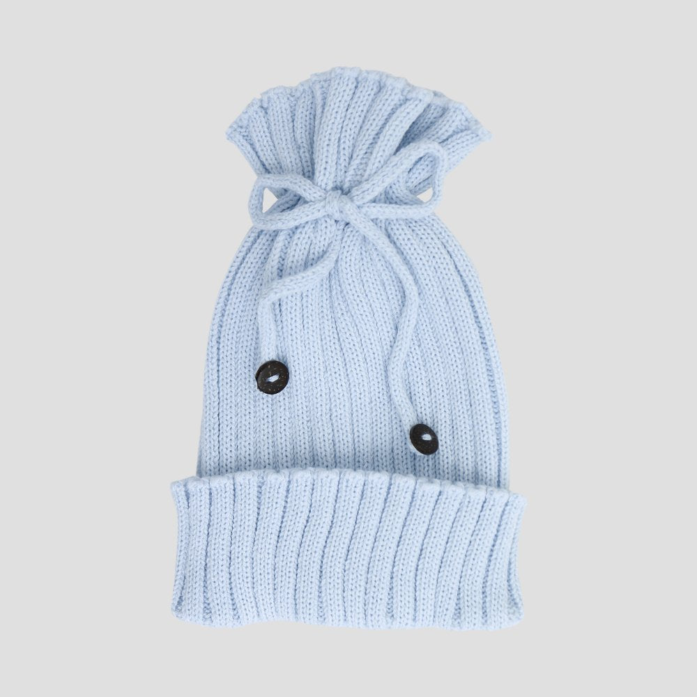 Gorro Moñito - Celeste 24M
