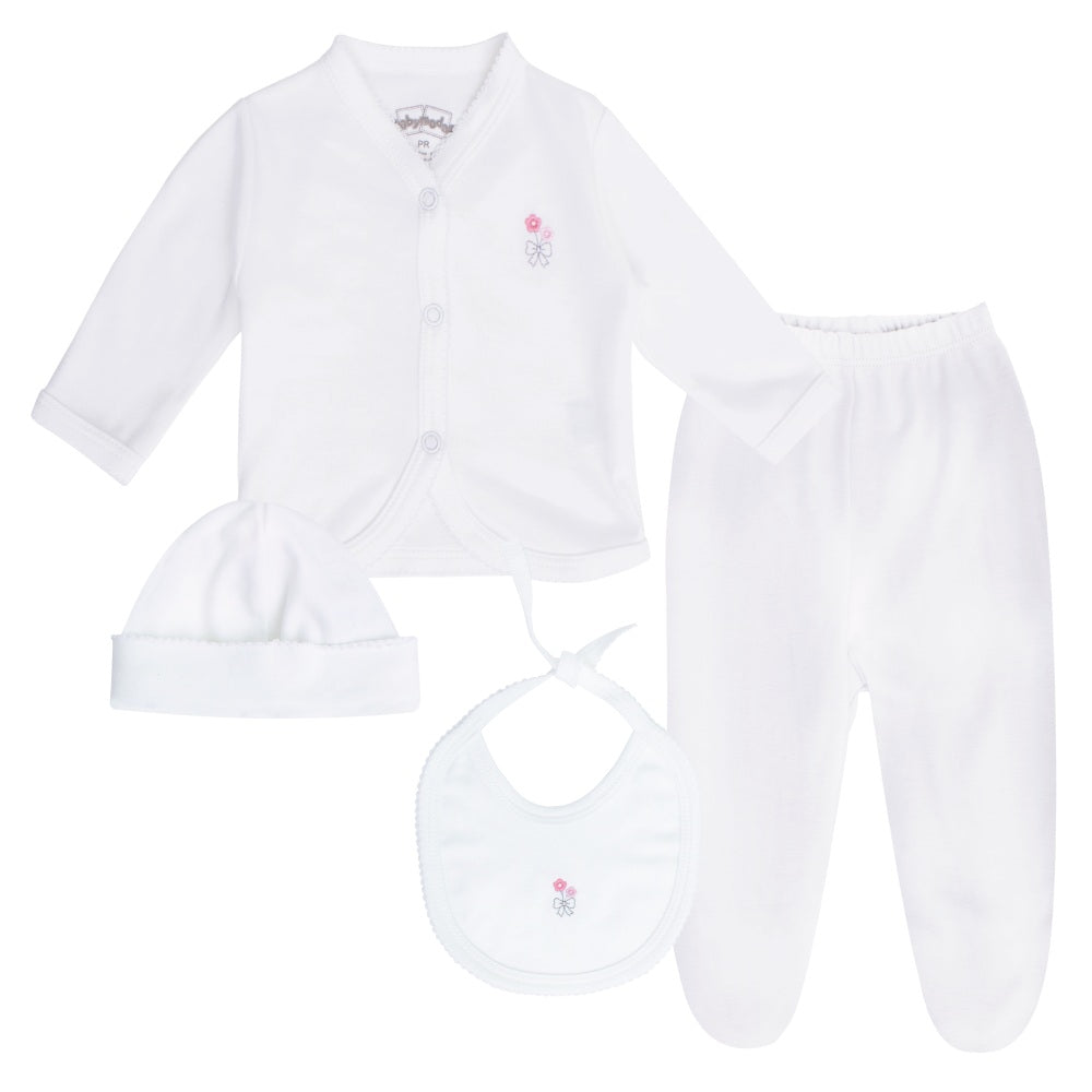 Set mi primer día - Blanco y Rosado