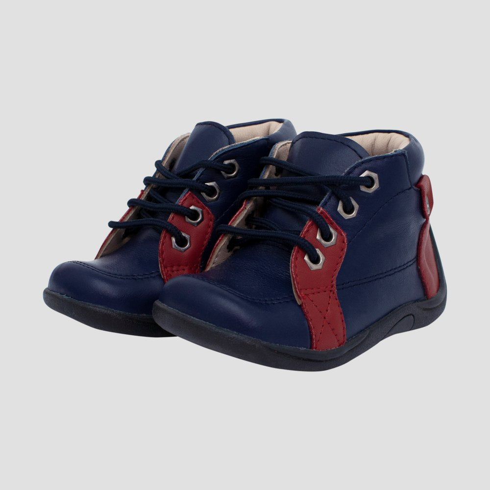 Zapato Pibe - 010 Azul y Rojo