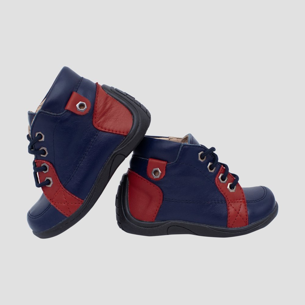 Zapato Pibe - 010 Azul y Rojo T20