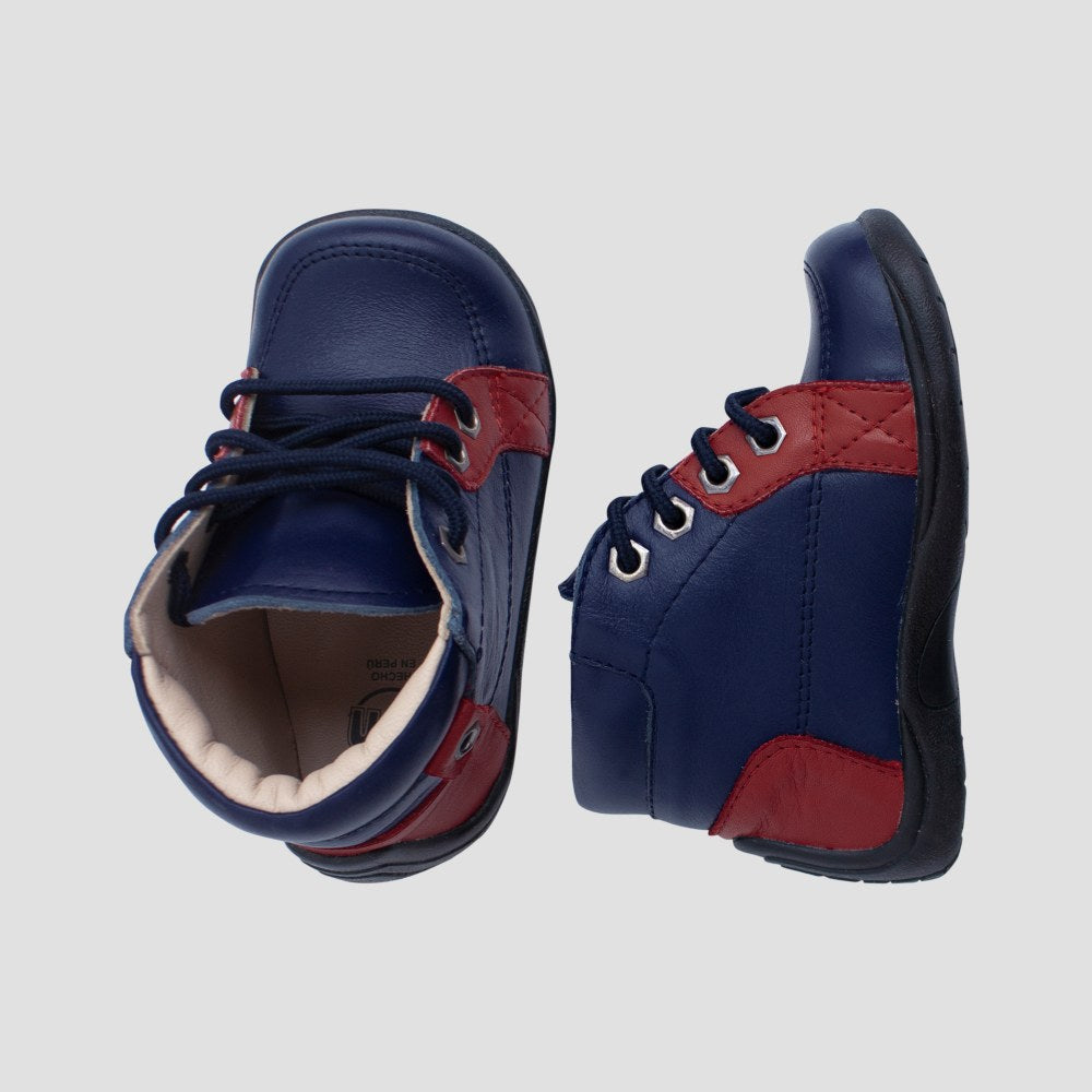 Zapato Pibe - 010 Azul y Rojo T-20